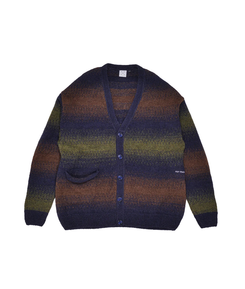 Pop Striped Knitted Cardigan Delicioso