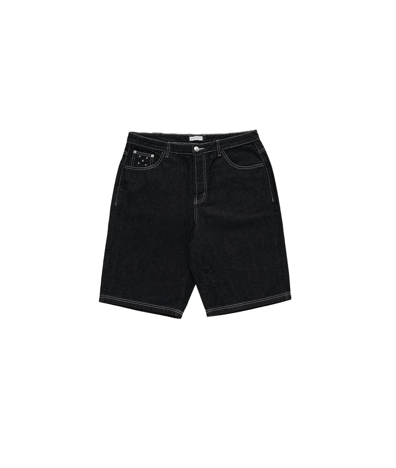 Pop Longer DRS Short Black Denim