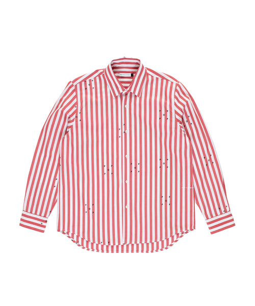 Featured Product Image Of Pop Logos Stripe Shirt Earth Red/White