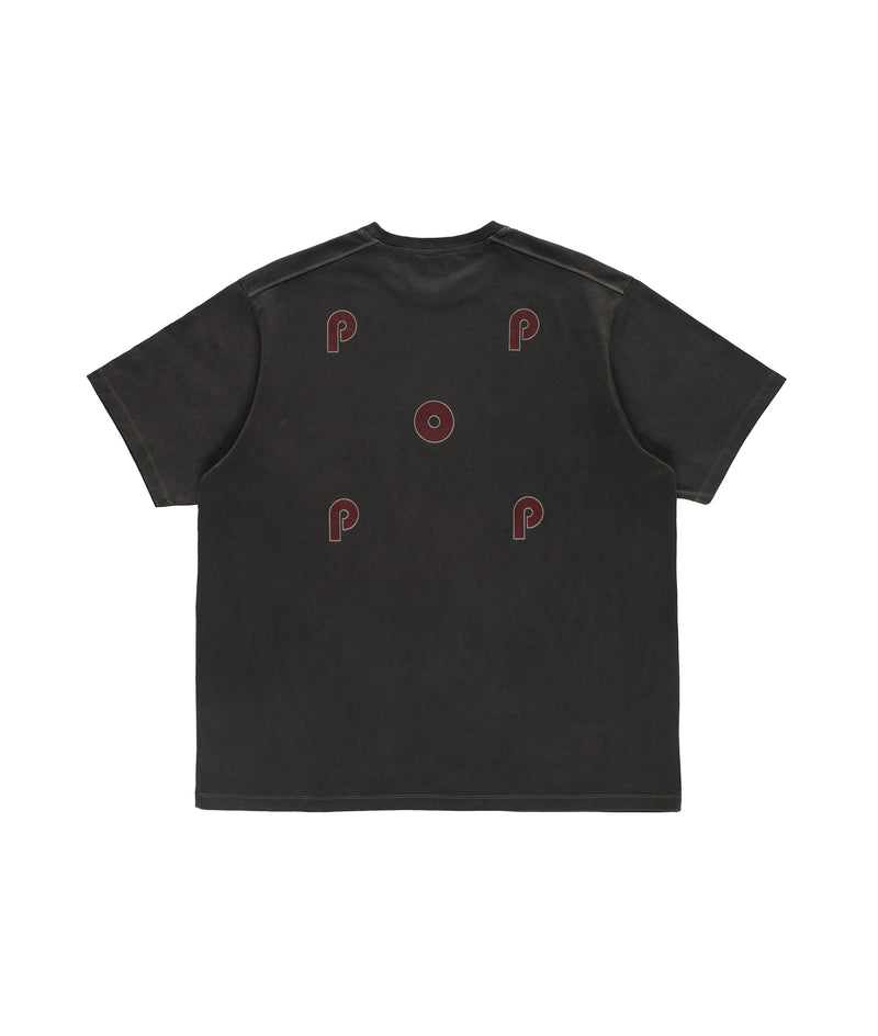 Pop & Berghaus Logo T-Shirt Washed Black