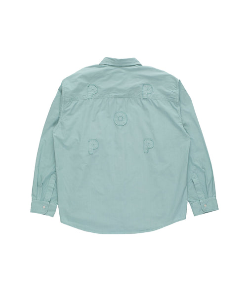 Featured Product Image Of Pop Applique Logo Shirt Blue Haze