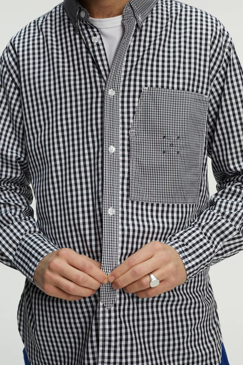 Pop Checked BD Shirt Grey