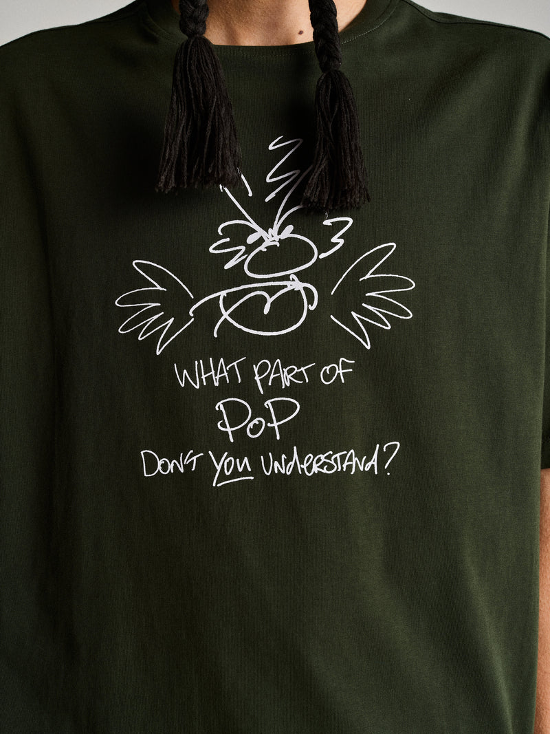 Pop Understand T-Shirt Duffel Green