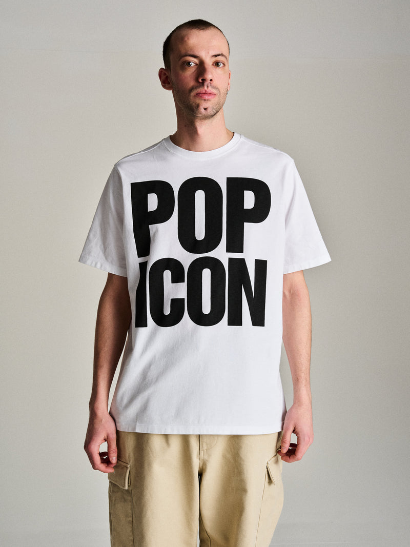 Pop Pop Icon T-Shirt White