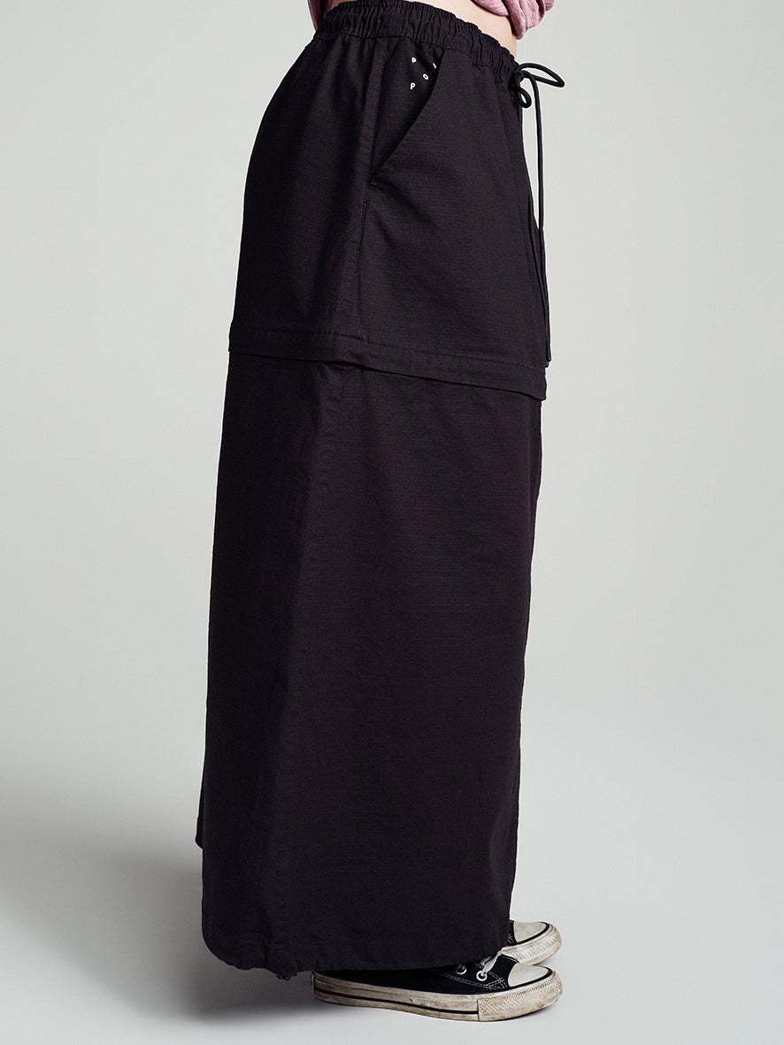 Sophie Zip Off Skirt Anthracite