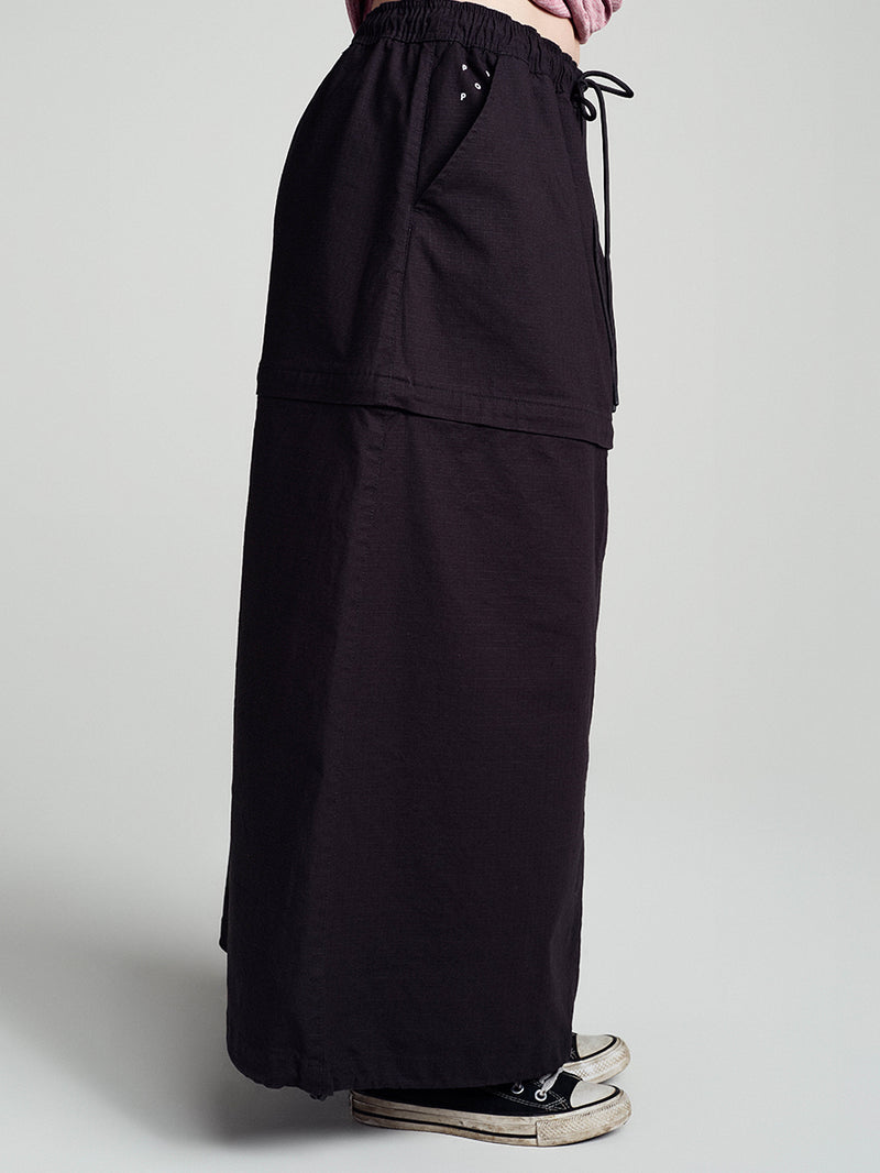 Sophie Zip Off Skirt Anthracite