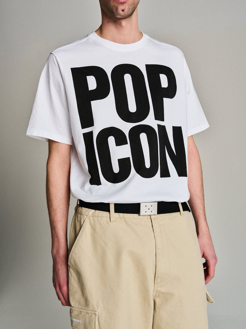 Pop Pop Icon T-Shirt White