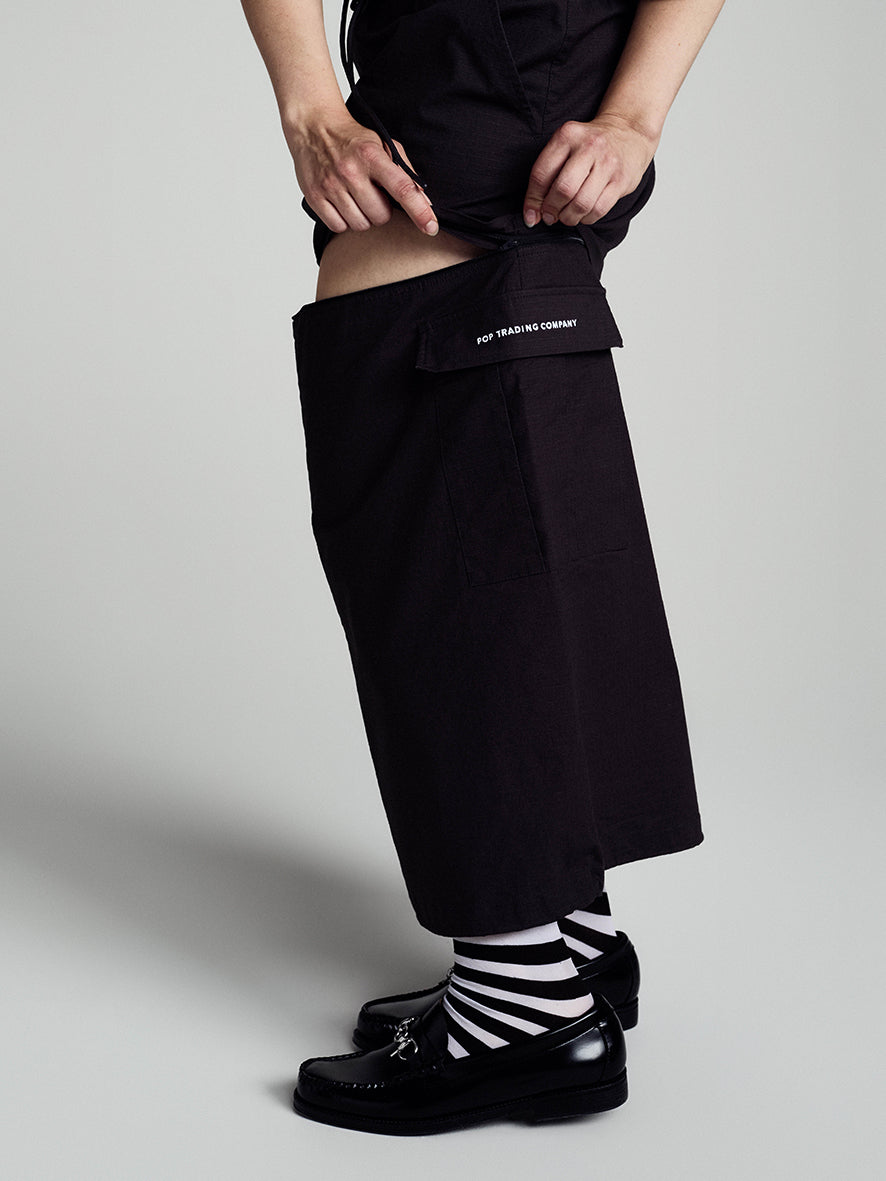 Sophie Zip Off Skirt Anthracite