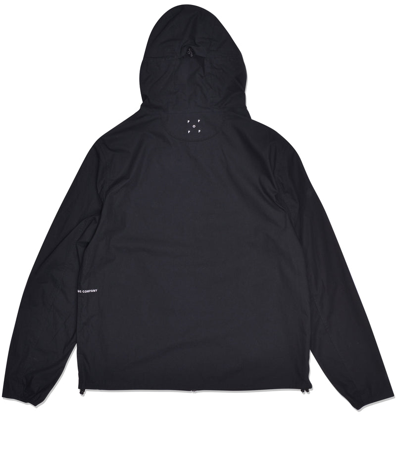 Pop Simple Hooded Jacket Black