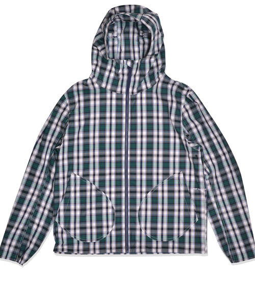 Featured Product Image Of Pop Simple Hooded Jacket Navy/Green Check