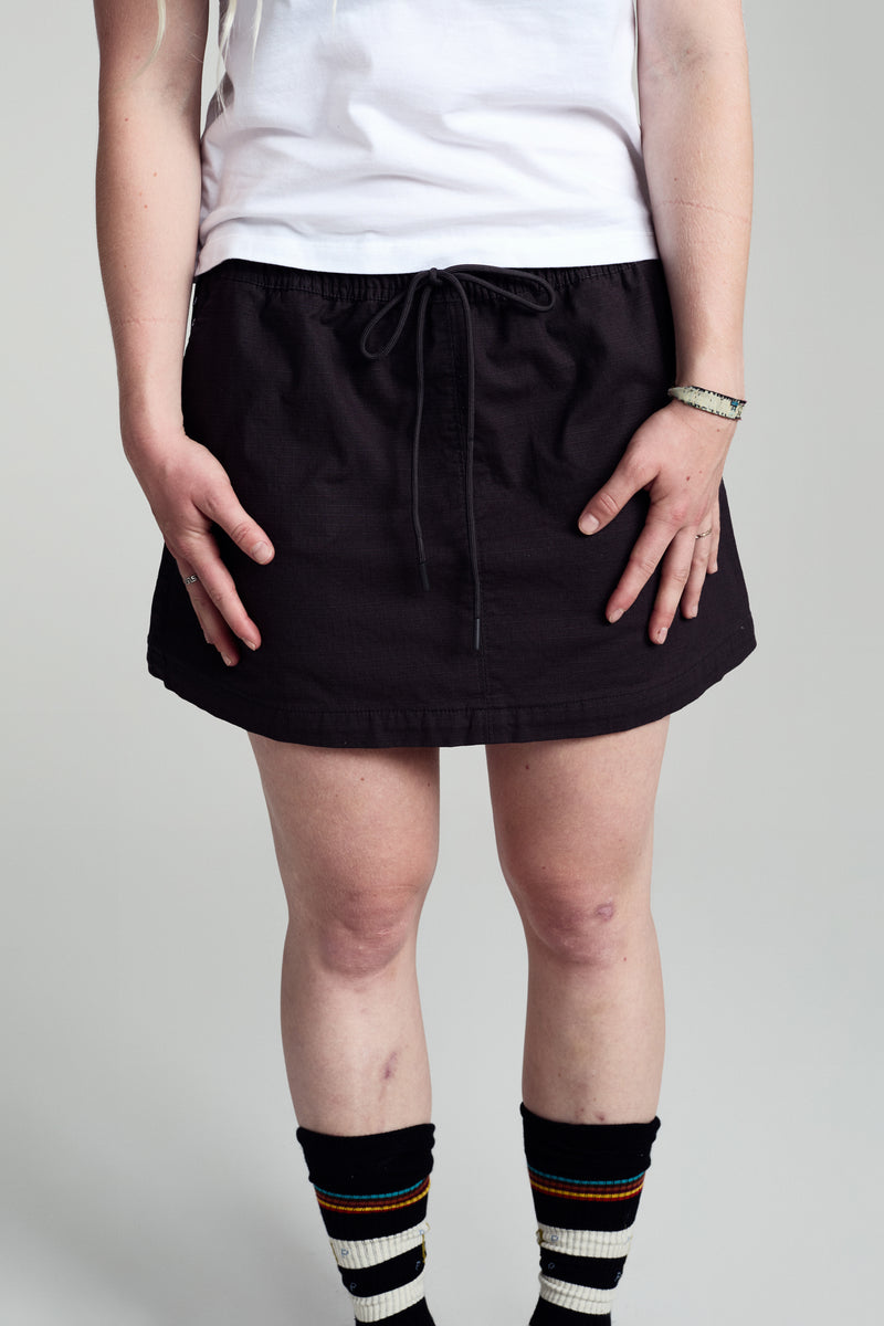 POP Sophie Zip Off Skirt Anthracite