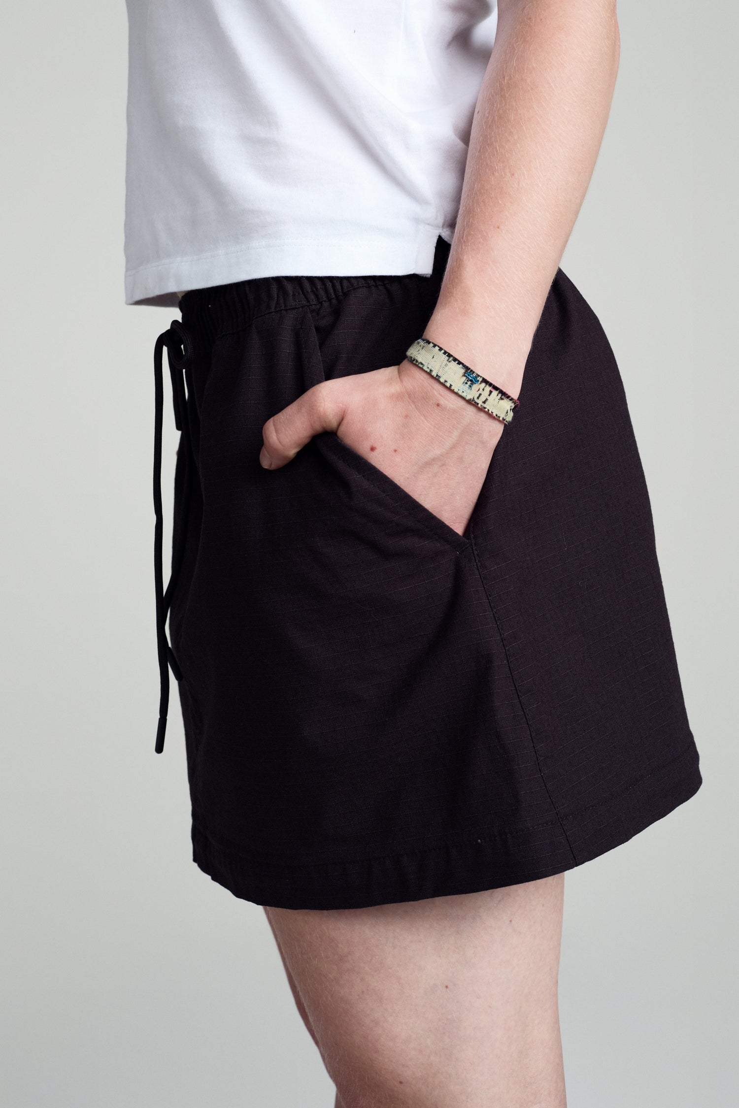 POP Sophie Zip Off Skirt Anthracite