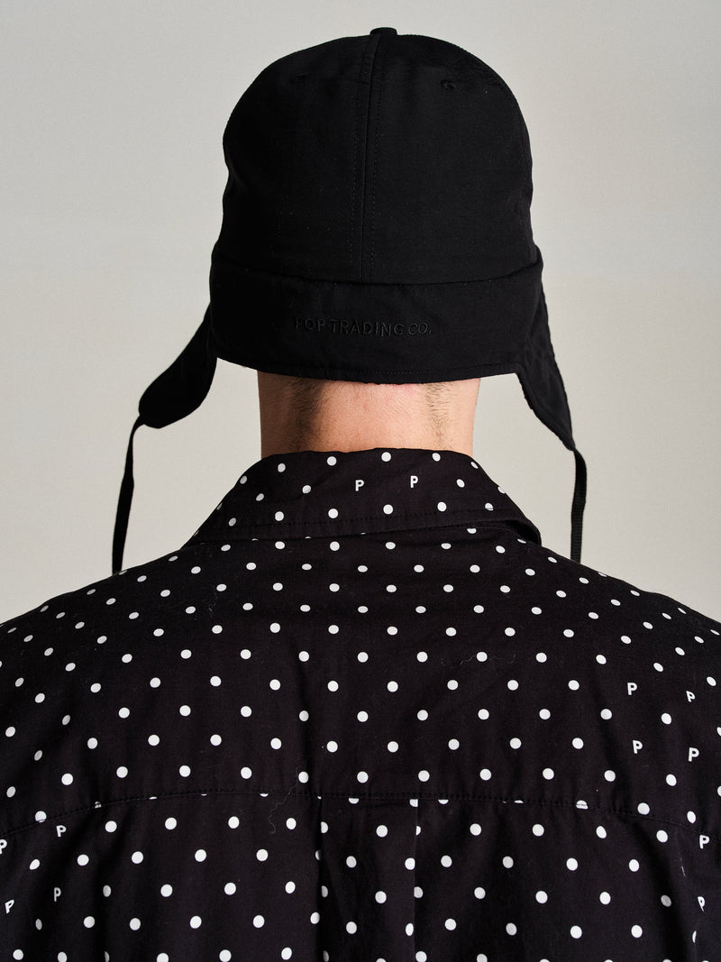 Pop Earflap Hat Black