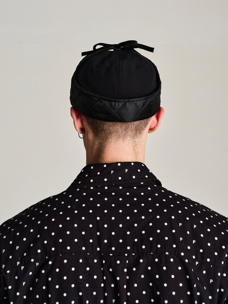 Pop Earflap Hat Black