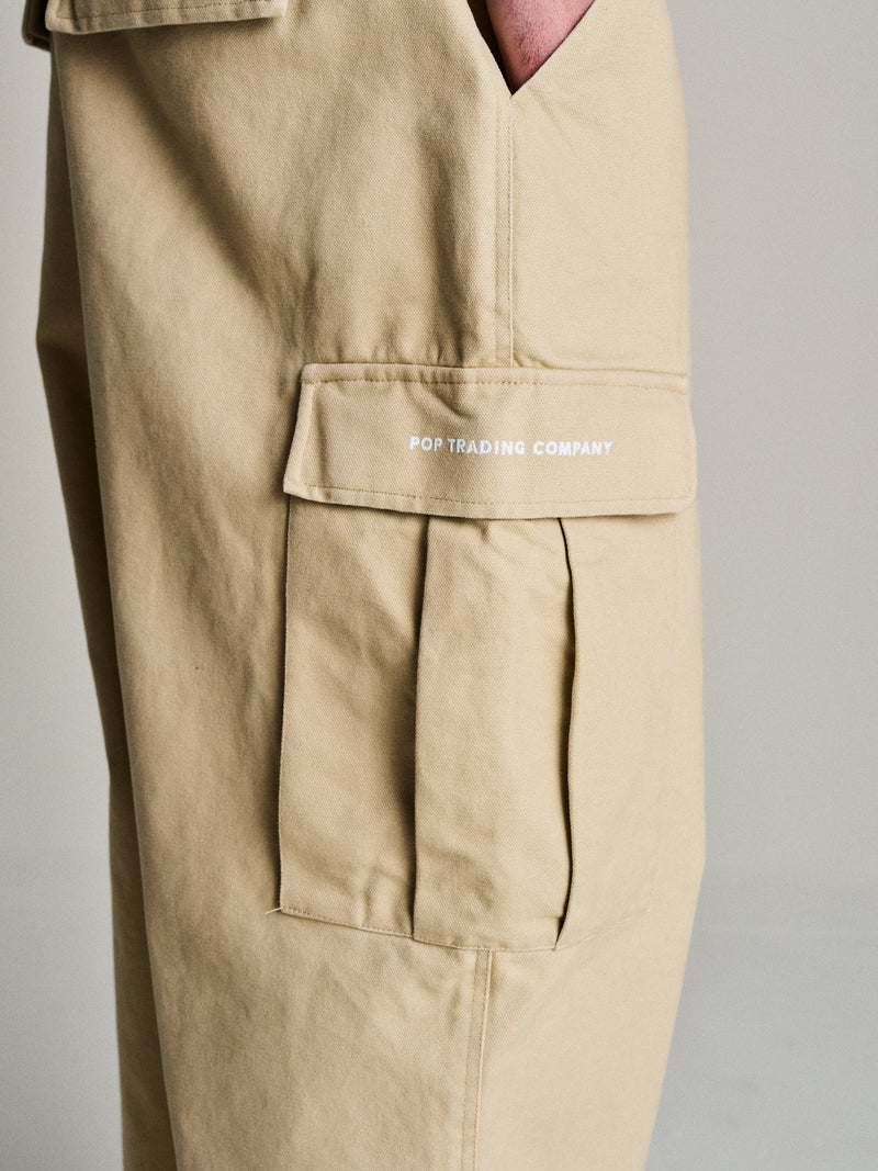 Pop Cargo Pants White Pepper