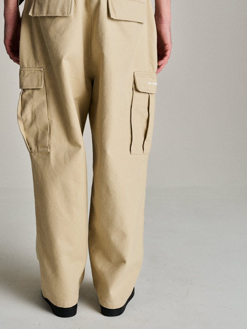 Pop Cargo Pants White Pepper