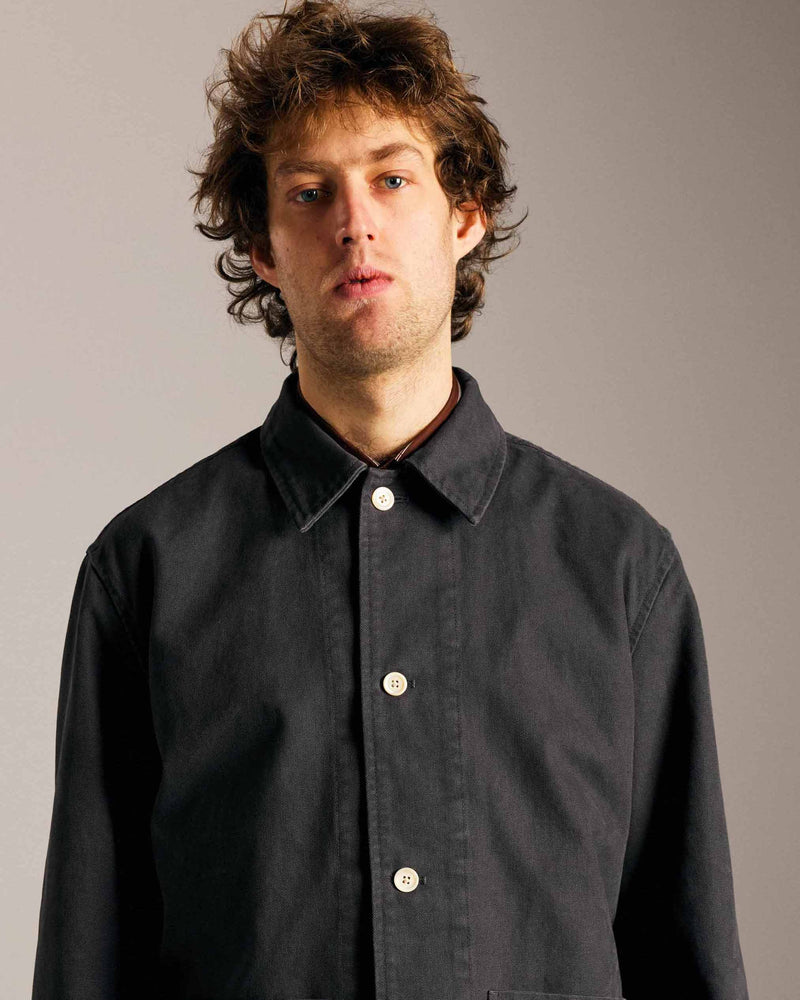 Pop Beattie Overshirt Charcoal