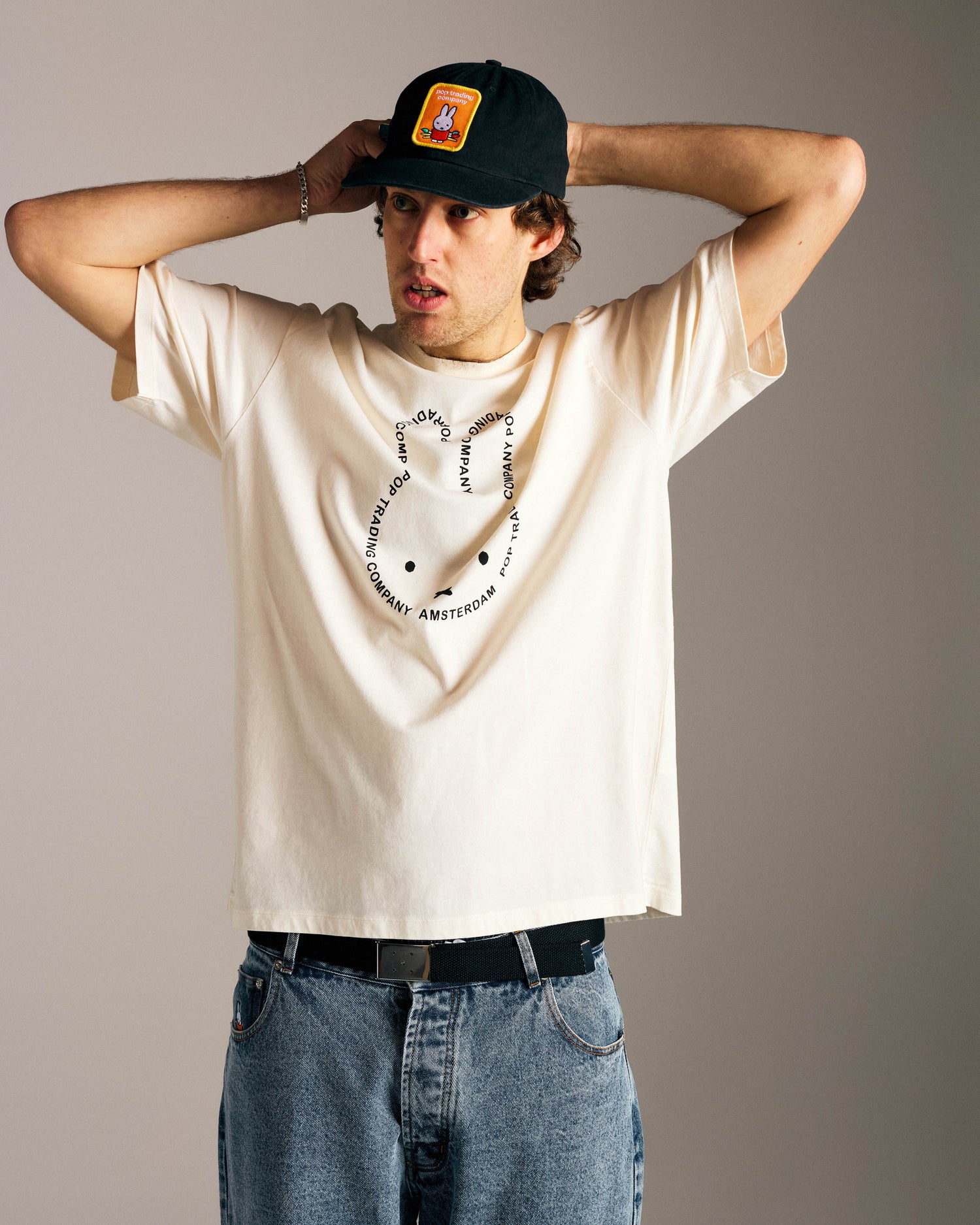 Miffy & Pop Patch Sixpanel Hat Black