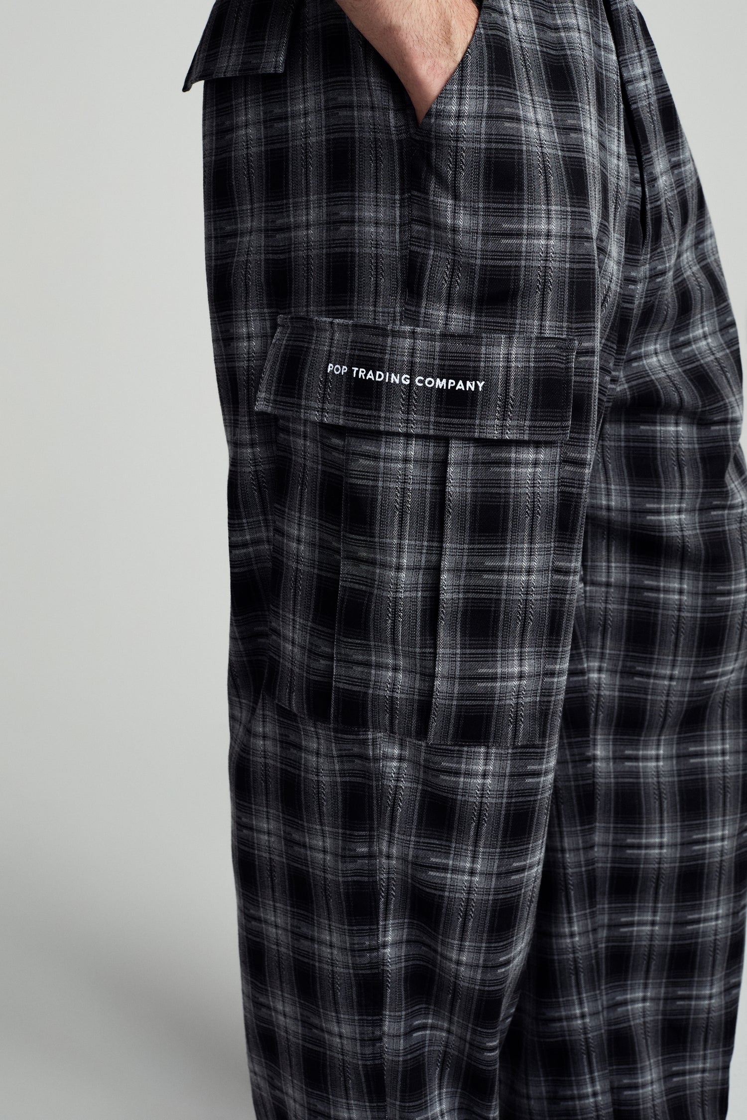 Pop Checked Cargo Pants Checked
