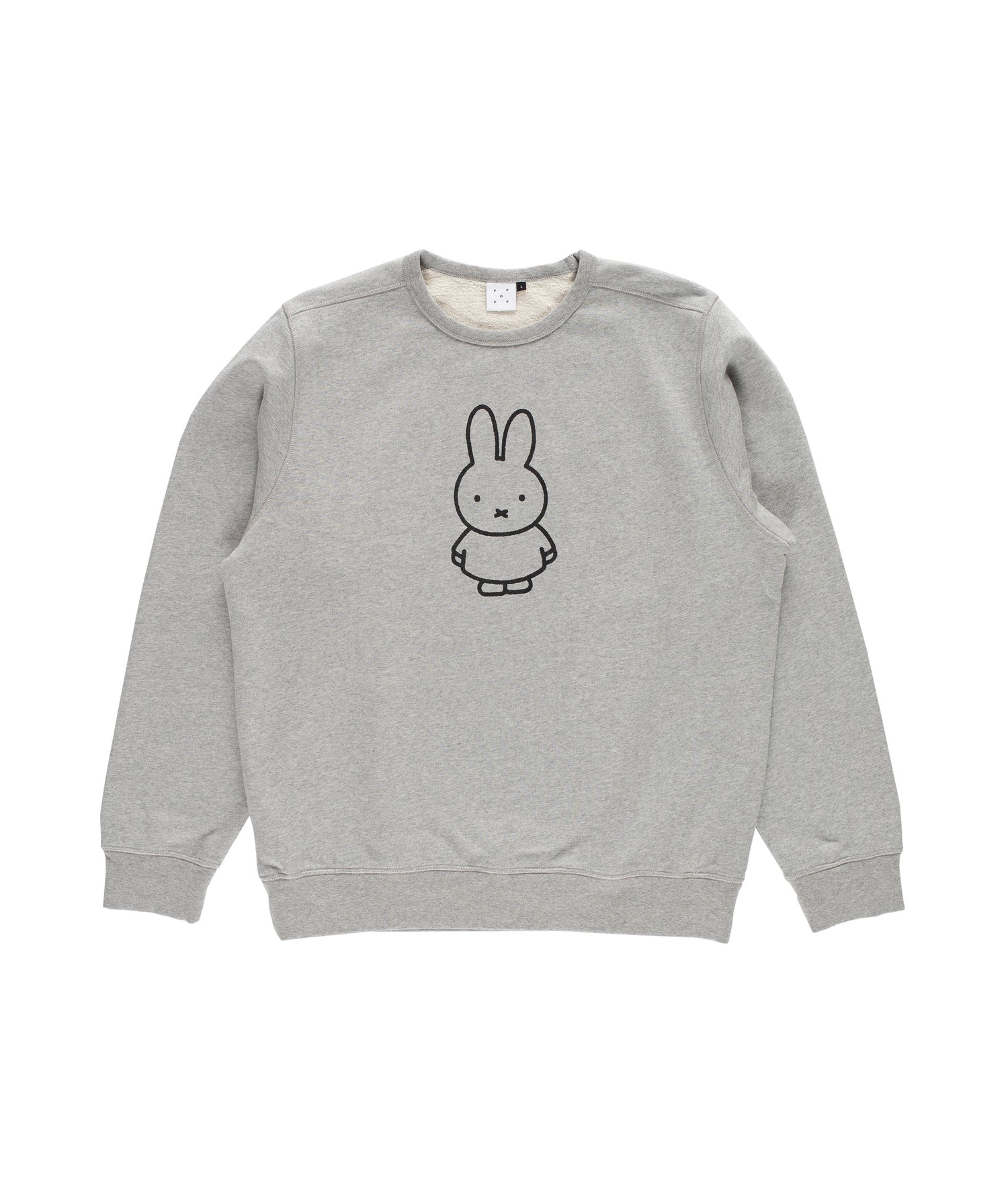 Miffy & Pop FS BS Crewneck Sweat Heather Grey