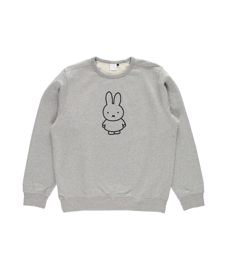 Miffy & Pop FS BS Crewneck Sweat Heather Grey