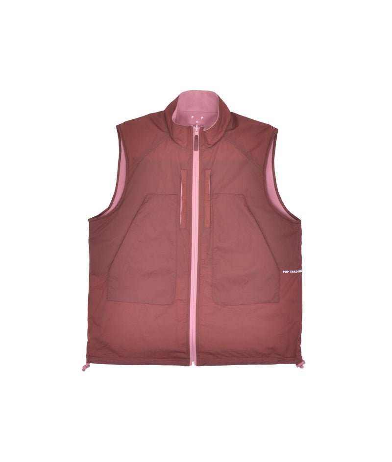Pop Reversible Safari Vest Fired Brick/Mesa Rose