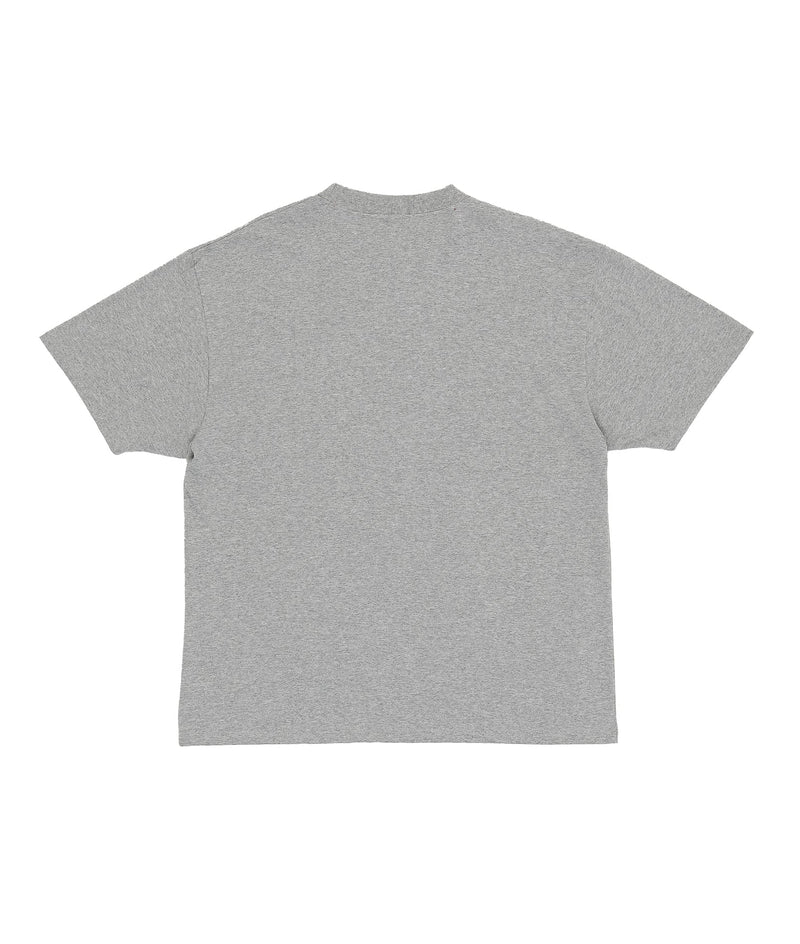FTC & Pop Logo T-Shirt Heather Grey