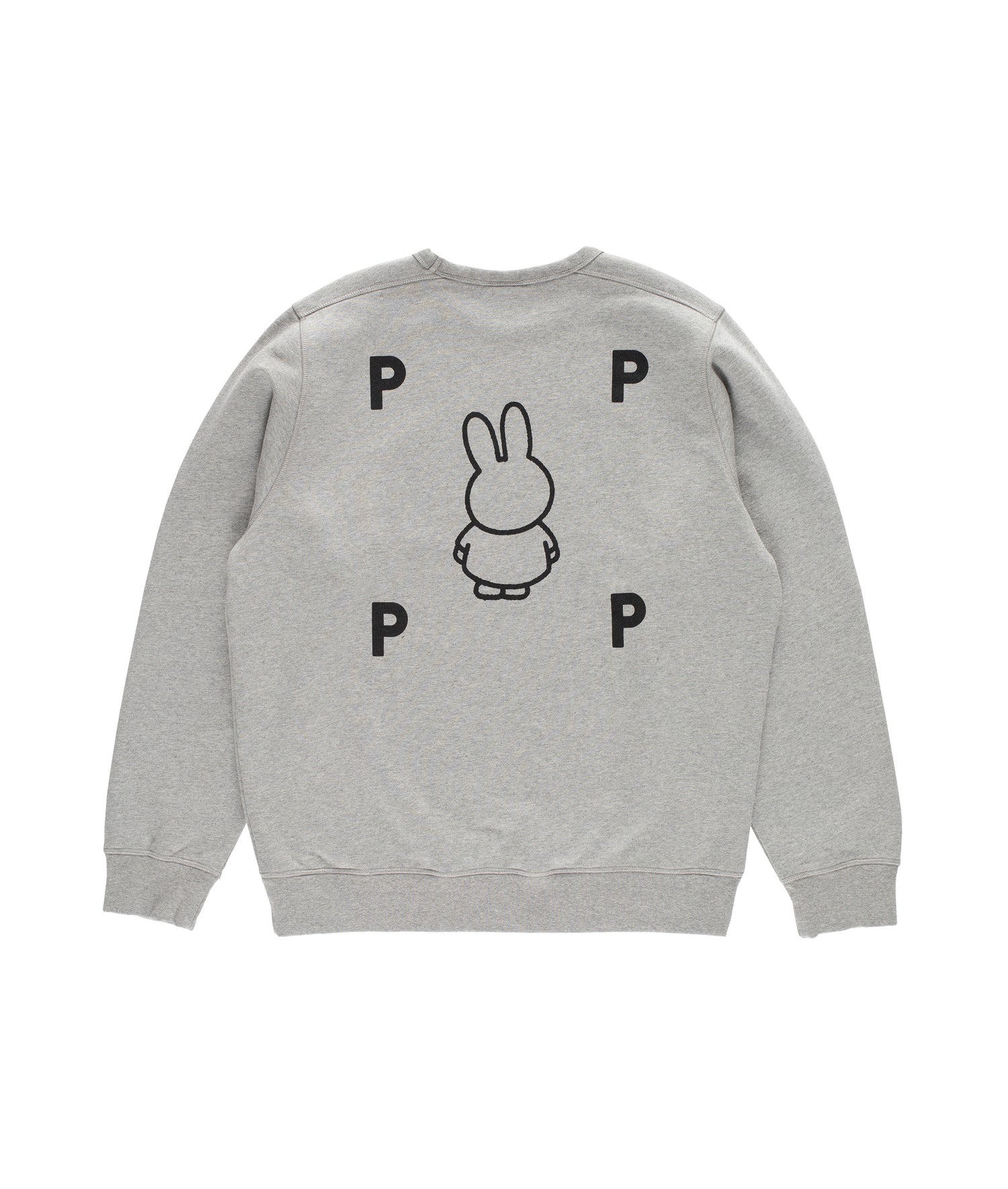 Miffy & Pop FS BS Crewneck Sweat Heather Grey