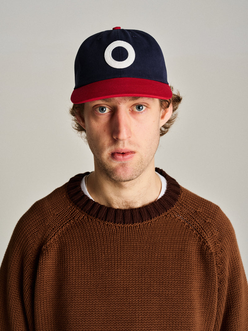 Pop O Sixpanel Hat Navy/Goji Berry