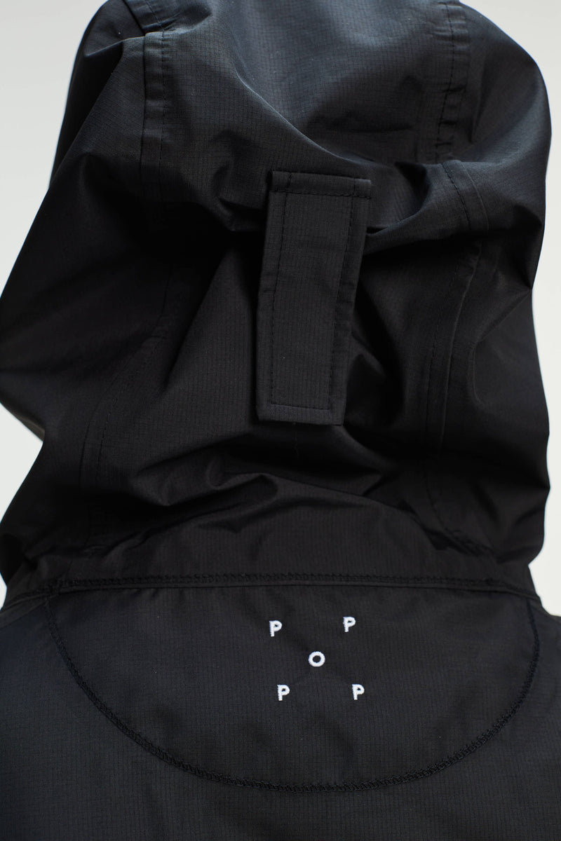 Pop Big Pocket Hooded Tech Jacket Black/Anthracite