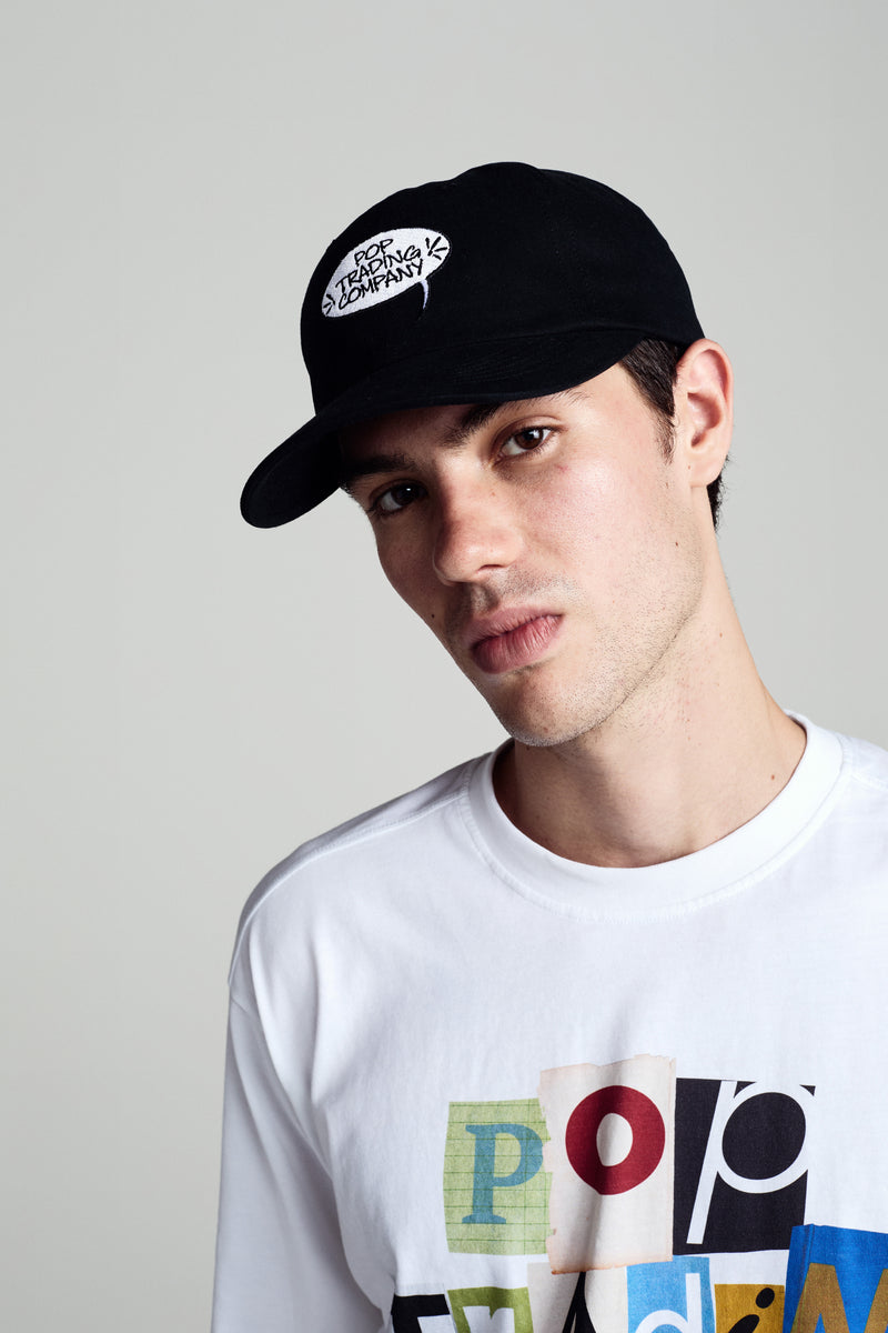 Pop Fly Sixpanel Hat Black