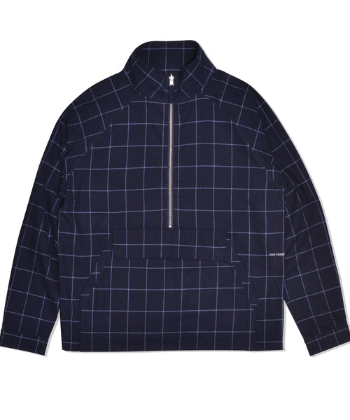 Featured Product Image Of Pop DRS Halfzip Jacket Navy Check