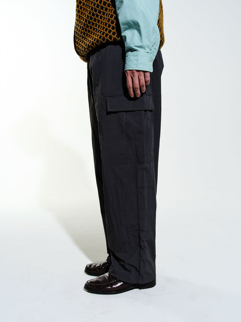 Pop Cargo Track Pant Charcoal