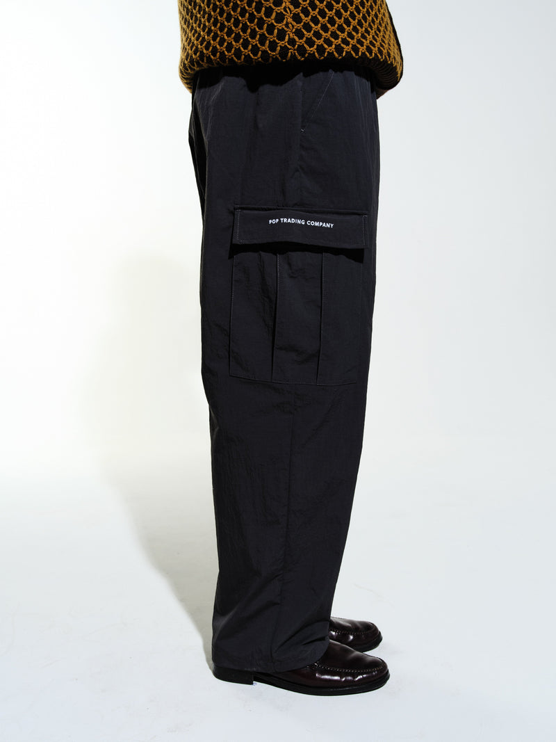 Pop Cargo Track Pant Charcoal