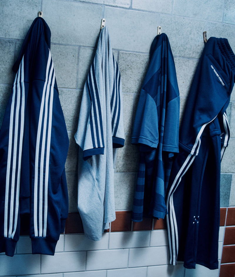 Pop & Adidas Beckenbauer Track Pants Navy/White