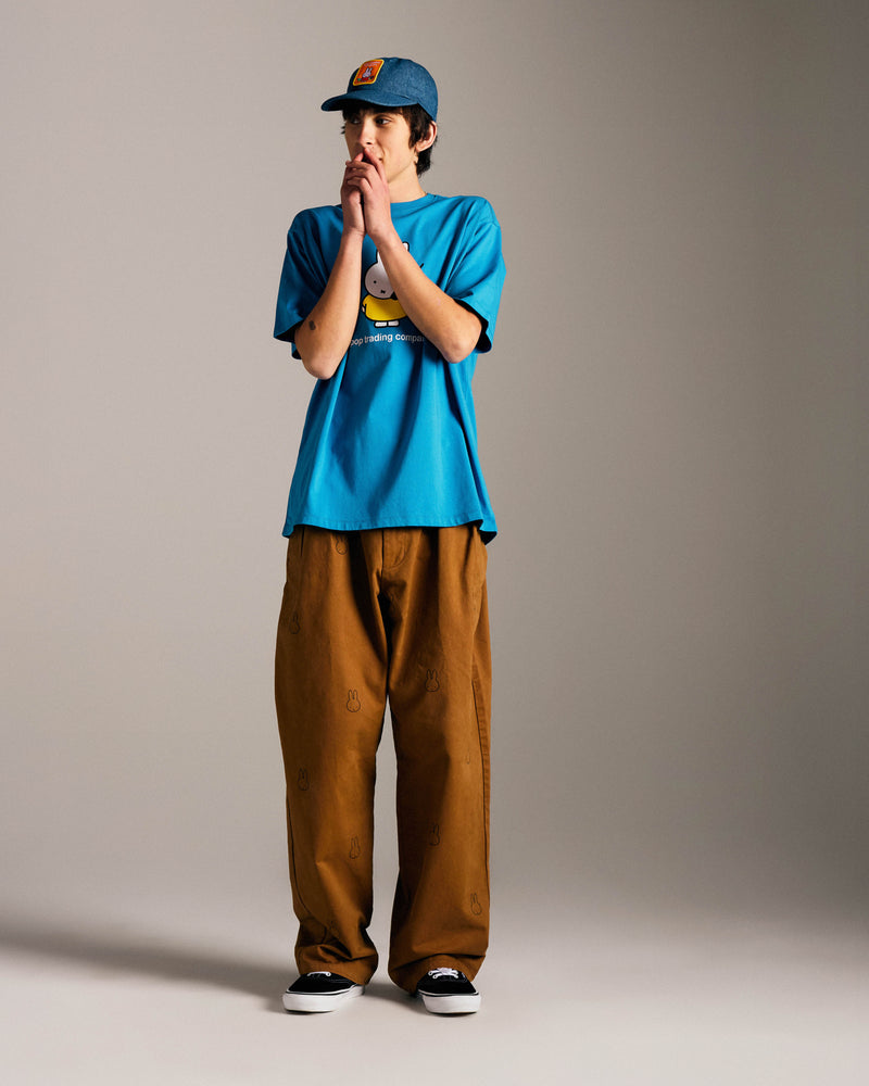 Miffy & Pop Patch Sixpanel Hat Rinsed Denim