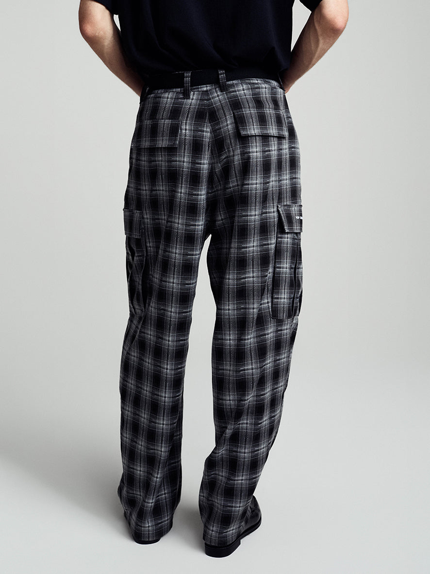 Checked Cargo Pants Checked