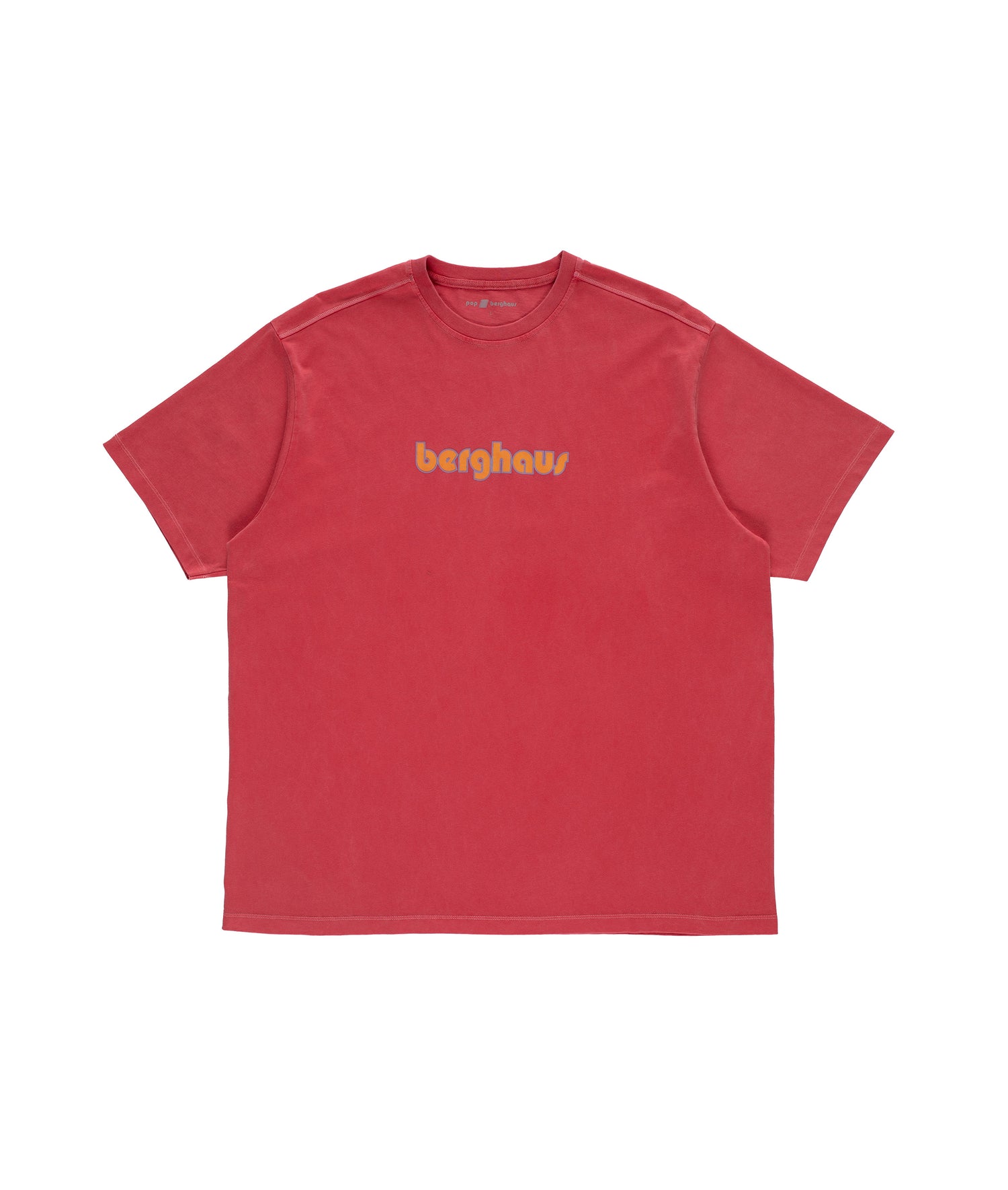 Pop & Berghaus Logo T-Shirt Washed Haute Red