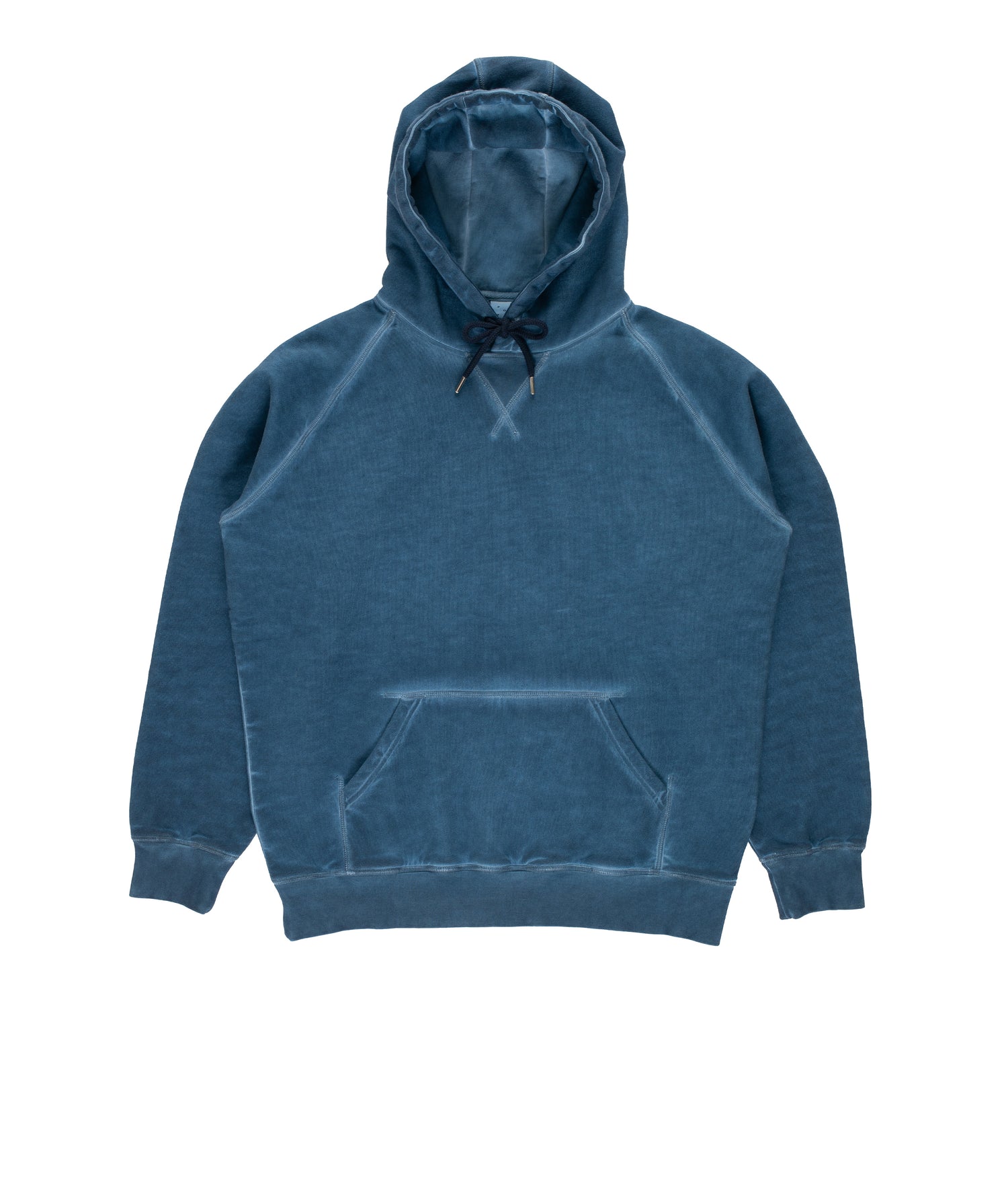 Pop Stencil Logo Hooded Sweat Navy