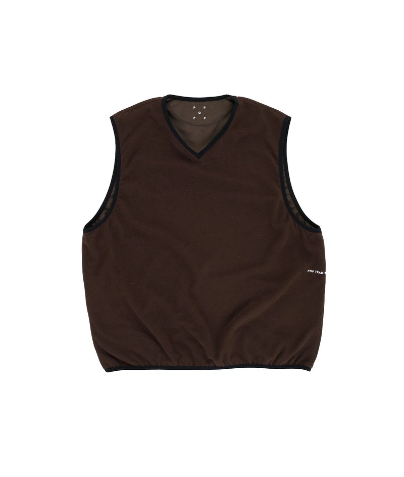 Pop Reversible Fleece Vest Delicioso