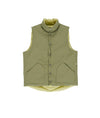 Pop Reversible Quilted Vest Four Leaf Clover/Weeping Willow