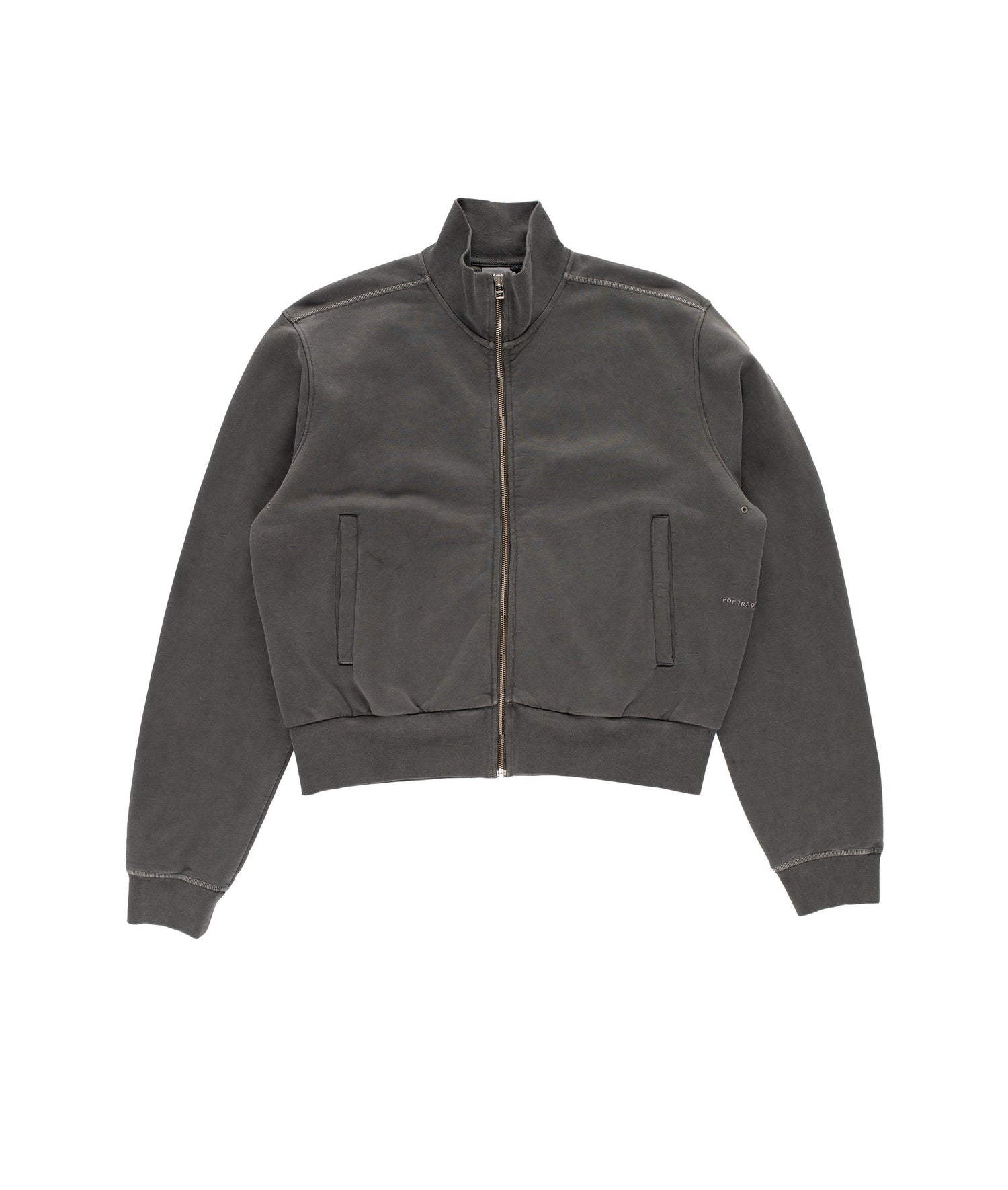 Pop Full Zip Sweat Washed Black