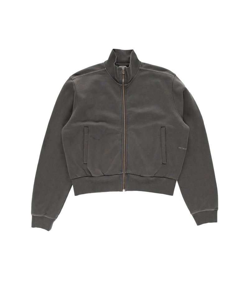 Pop Full Zip Sweat Washed Black