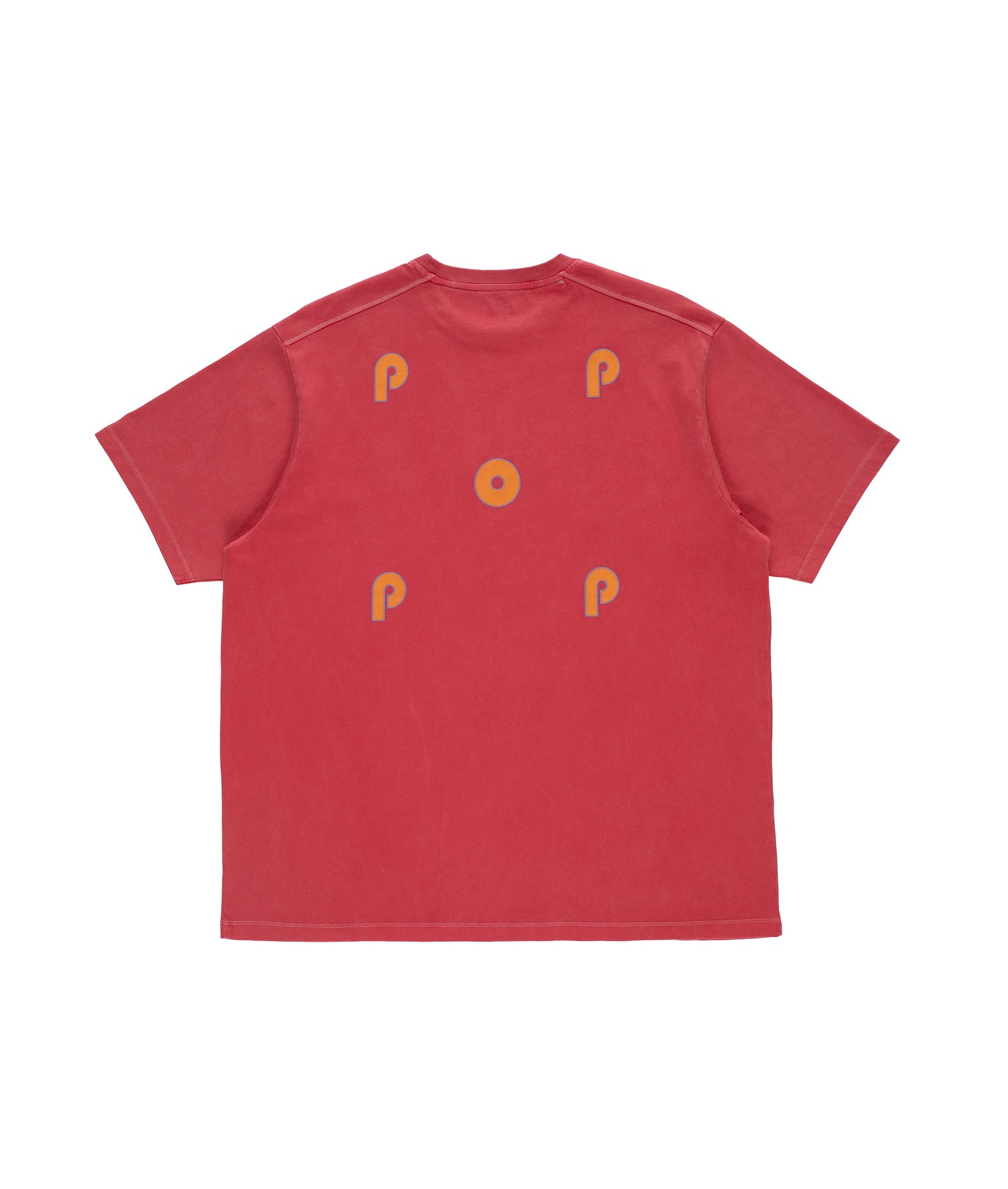 Pop & Berghaus Logo T-Shirt Washed Haute Red