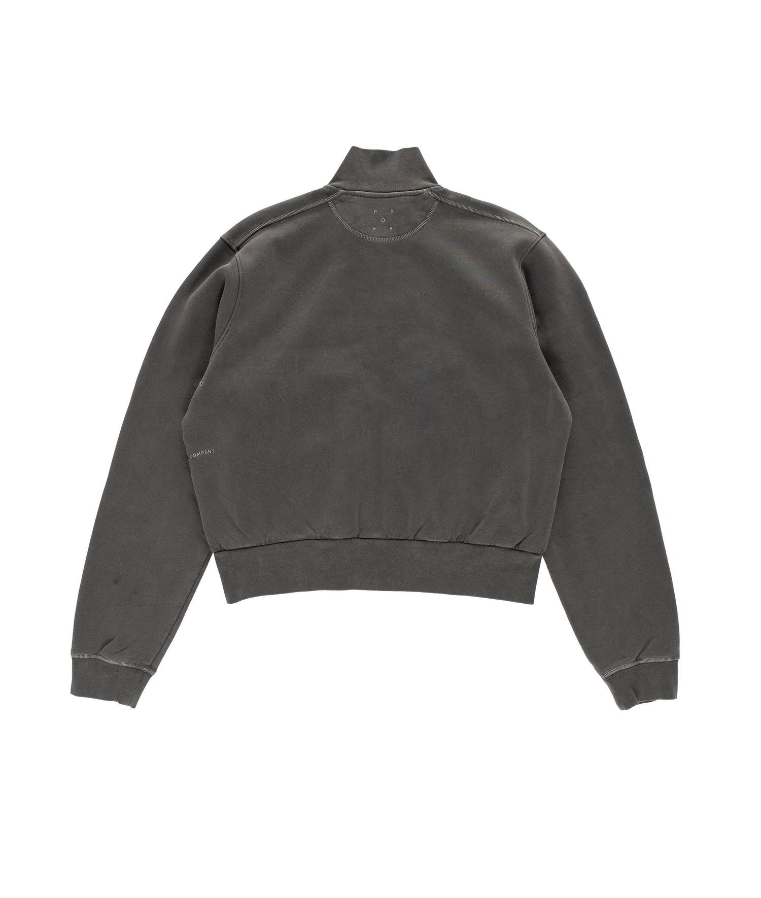 Pop Full Zip Sweat Washed Black