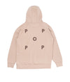 Pop Logo Hooded Sweat White Pepper