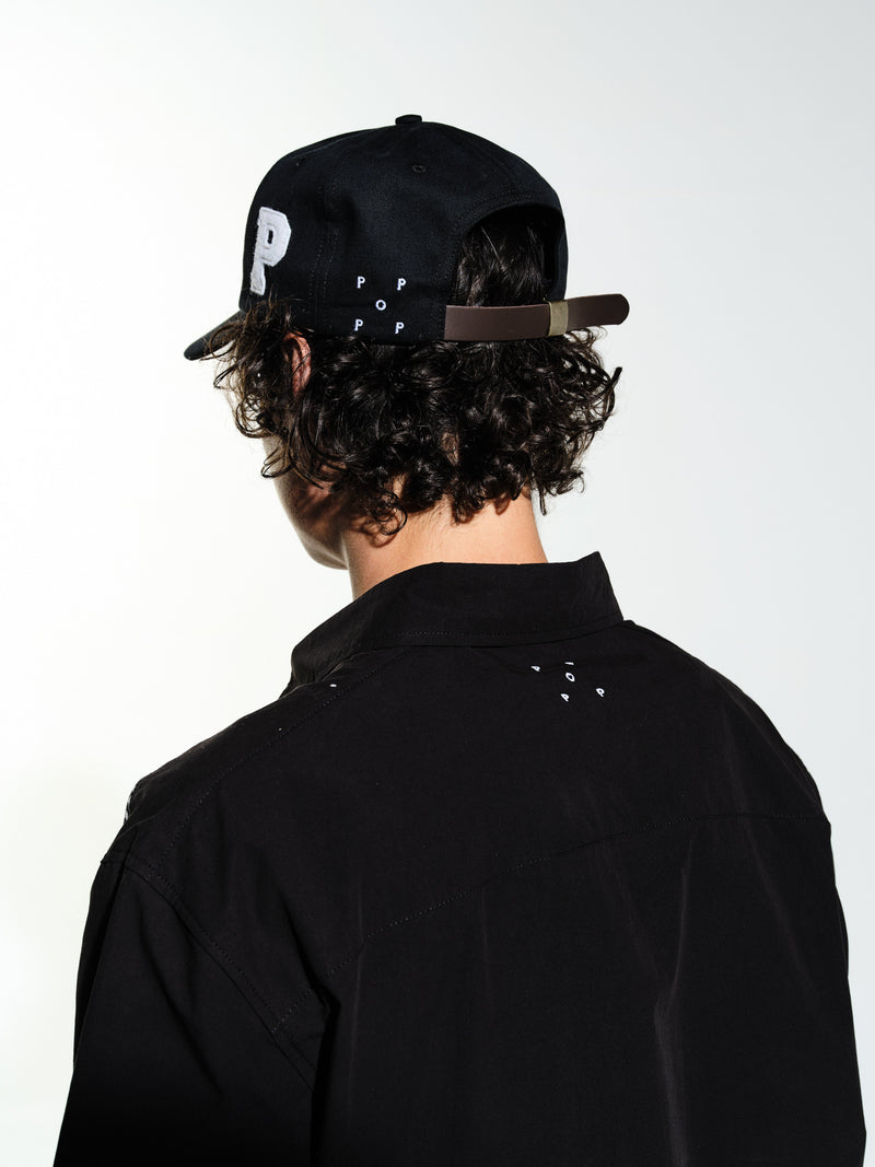 Pop Football O Hat Black