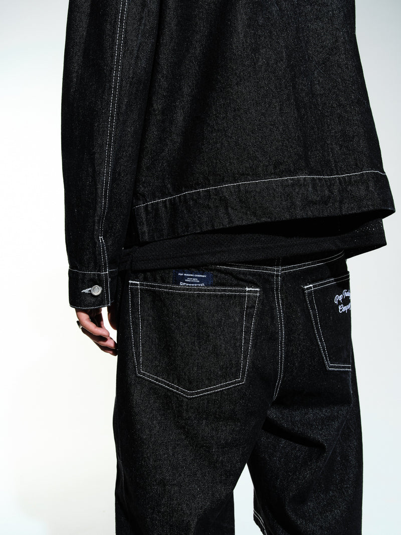 Pop Longer DRS Short Black Denim