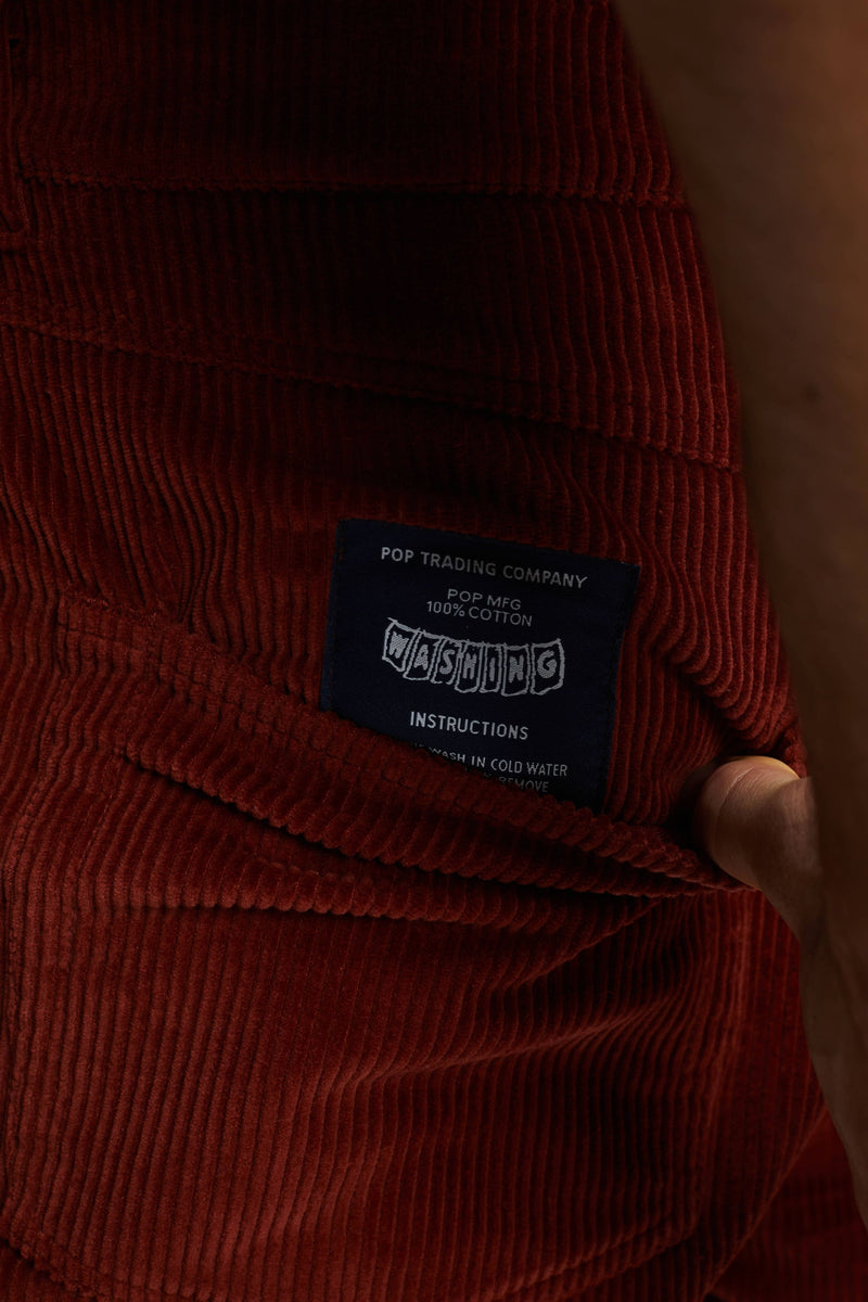 Pop Cord DRS Pants Fired Brick