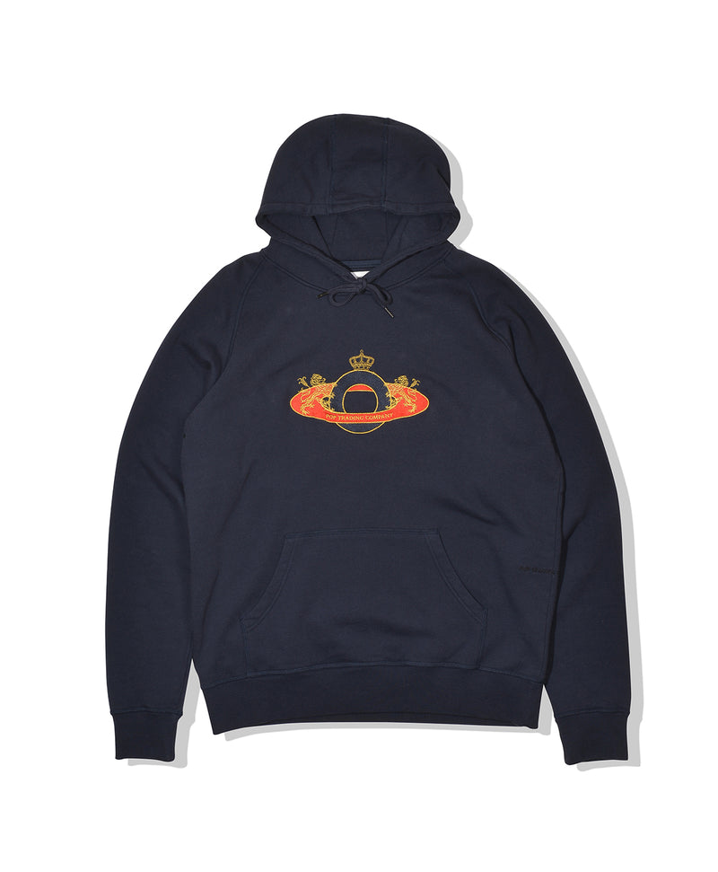 AW19 Royal O Hooded Sweater Navy